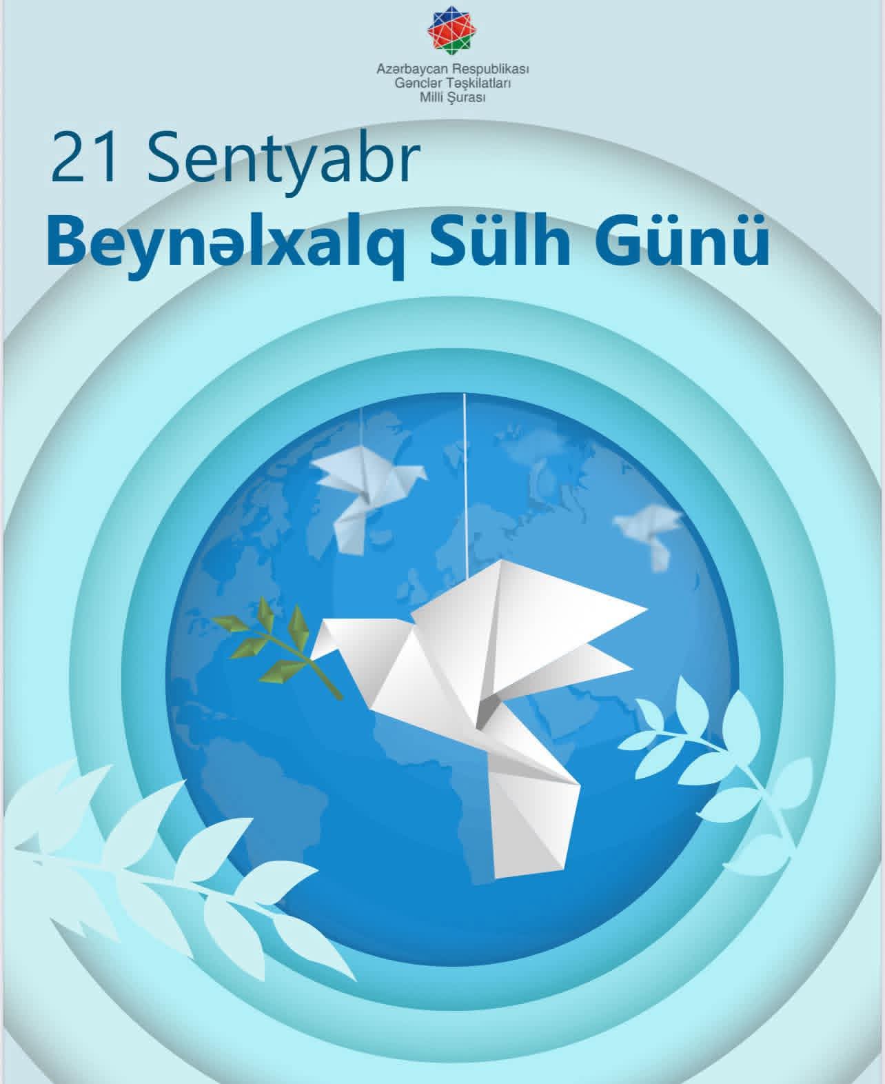 21 Sentyabr – Beynəlxalq Sülh Günü 🕊️