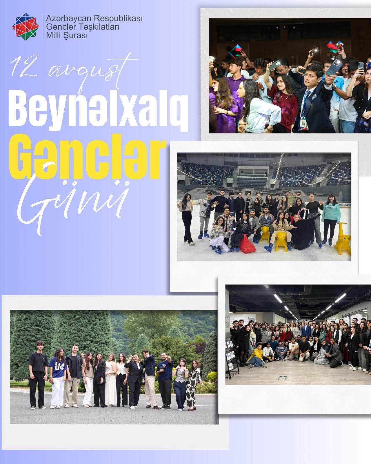 Beynəlxalq #Gənclər Günü münasibətilə bütün gənclərimizi təbrik edirik!